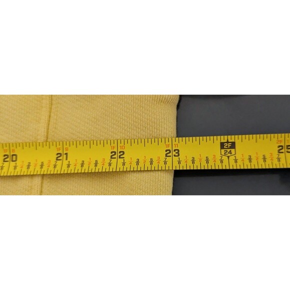 Madhappy Earth Day Recycle Fleece Crewneck Women's Size Medium Yellow Sweatshirt - Picture 5 of 6